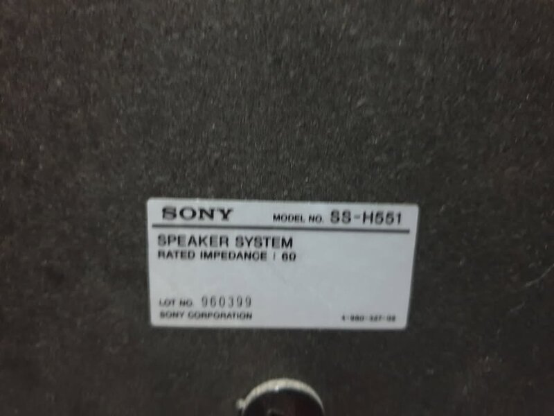 Boxe Sony SS - H551 Boxe Combina Clasica